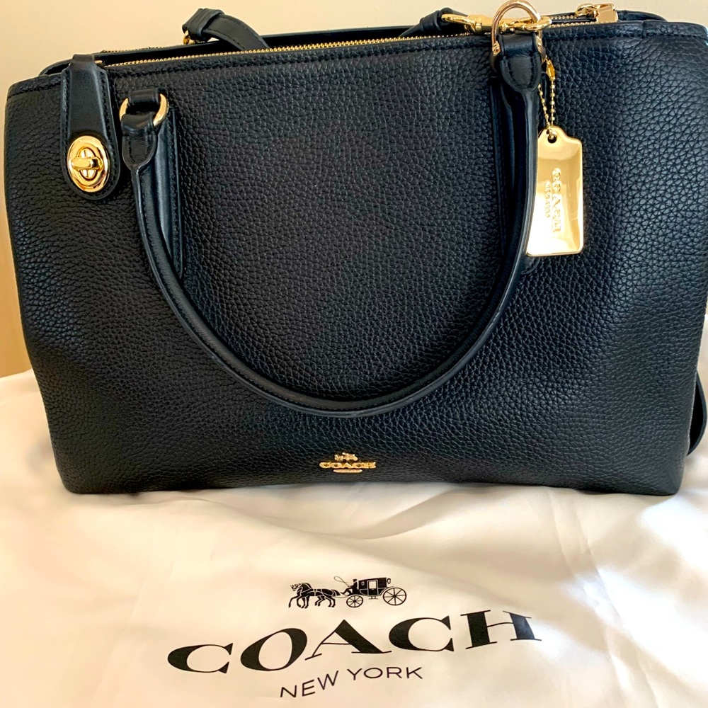 COACH Brooklyn Carryall 34! EUC!